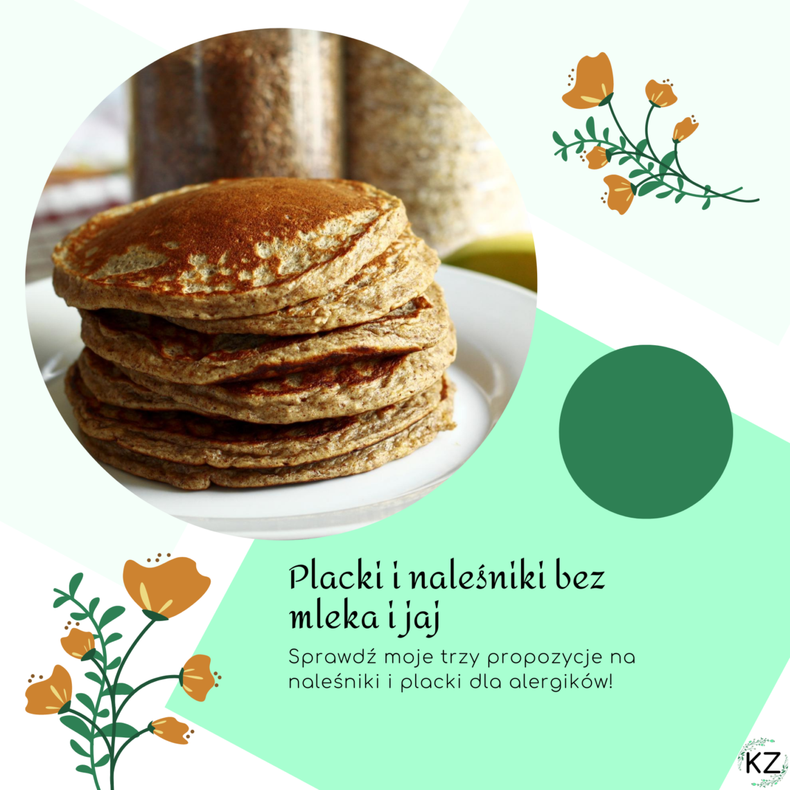placki bez mleka i jaj, naleśniki bez mleka i jaj